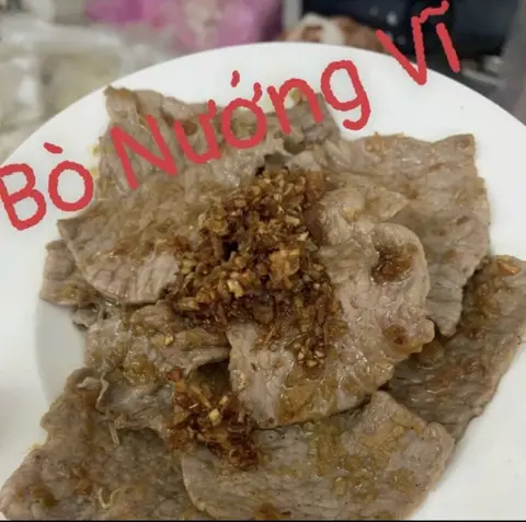 Hình ảnh Bò nướng vỉ