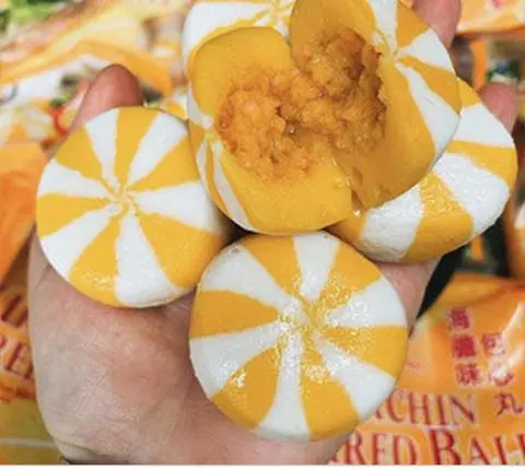 Hình ảnh Bánh bao trứng cá hồi