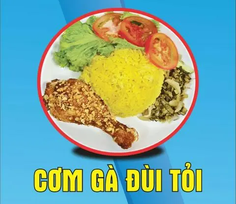 Hình ảnh Cơm gà đùi tỏi