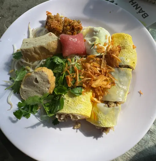 Hình ảnh Bánh cuốn trứng