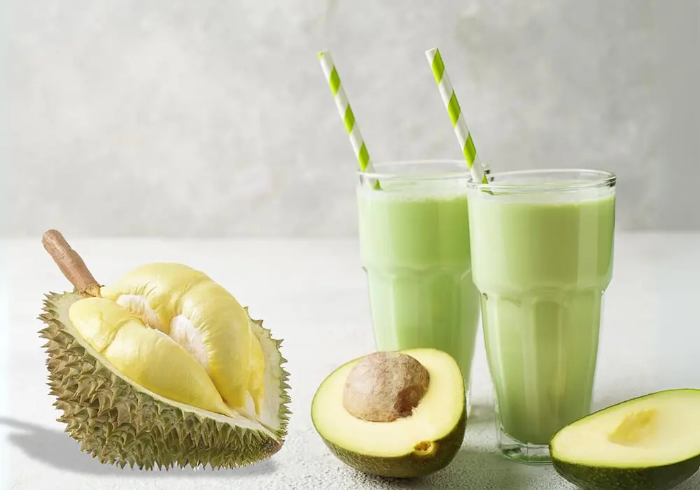 Hình ảnh Sinh tố bơ - sầu riêng