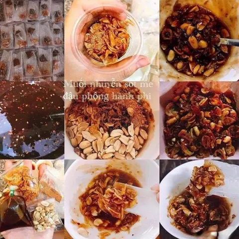 Hình ảnh Bánh tráng chấm sốt me