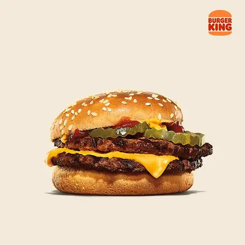 Hình ảnh Burger 2 Miếng Bò Nướng Phô Mai