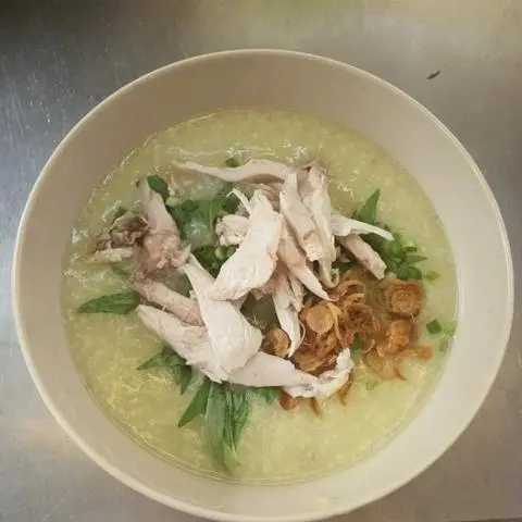 Hình ảnh Cháo gà hạt sen