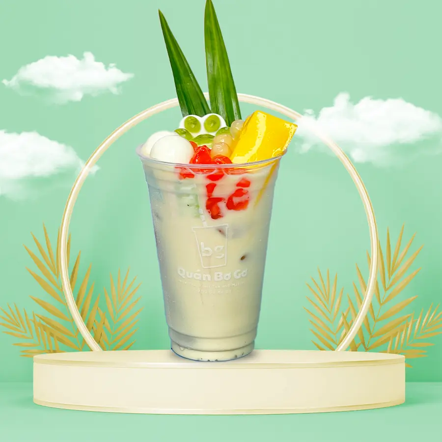 Hình ảnh Trà Sữa Bơ Gơ Full Topping