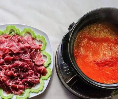 Hình ảnh Thịt nhúng ớt hiểm