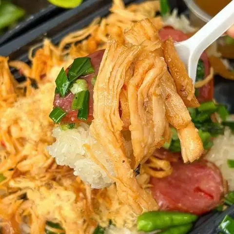Hình ảnh Xôi gà tả tơi - size nhỏ