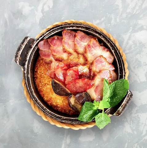 Hình ảnh Cơm niêu thịt sốt BBQ
