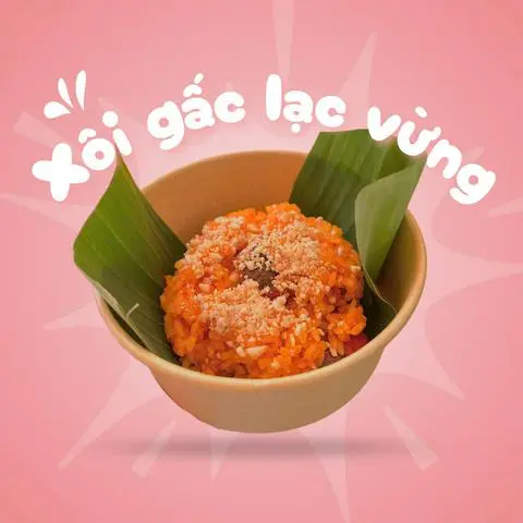 Hình ảnh Xôi gấc lạc vừng