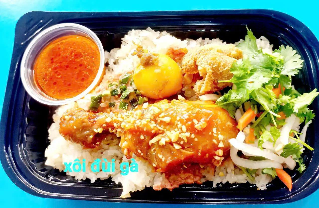 Hình ảnh Xôi đùi gà