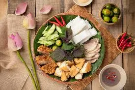 Hình ảnh Bún đậu chả cốm - thịt luộc