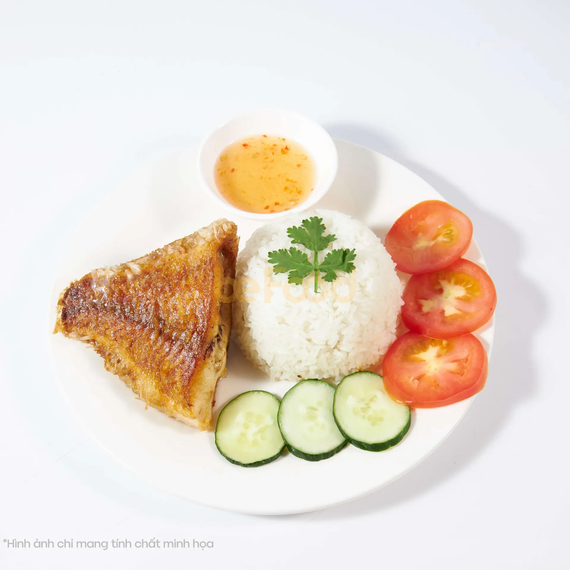 Hình ảnh Cơm cá chiên
