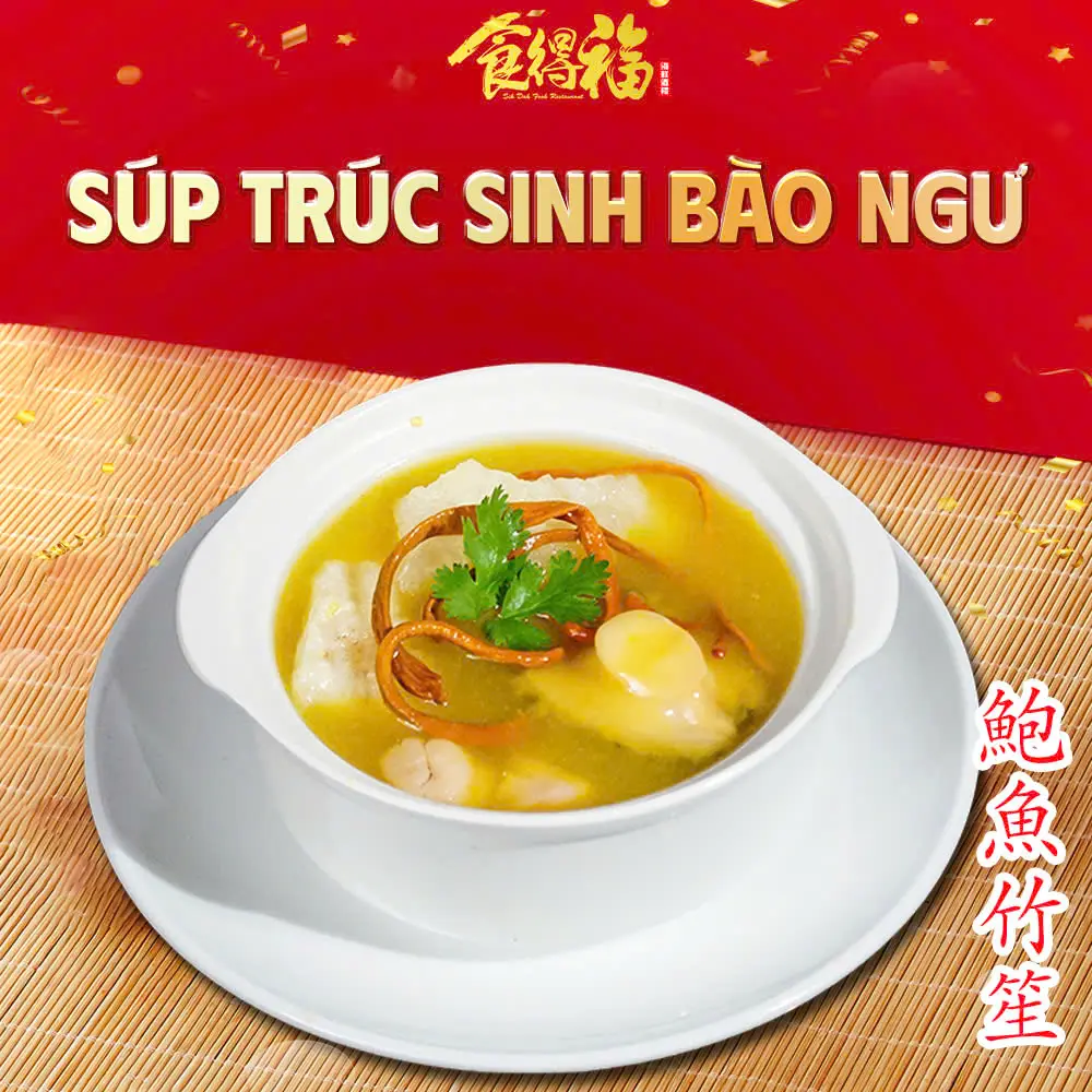 Hình ảnh Súp trúc sinh bào ngư