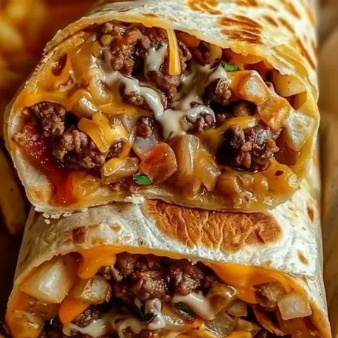 Hình ảnh Tacos bò phô mai - Beef cheese tacos