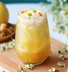 Hình ảnh Trà lê hoa cúc nha đam