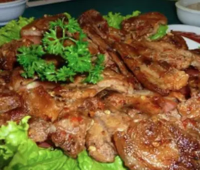 Hình ảnh Thịt nướng giả cầy