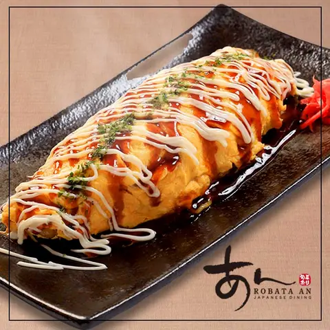 Hình ảnh Trứng cuộn mì xào omusoba - Omusoba stir fried noodles omelette