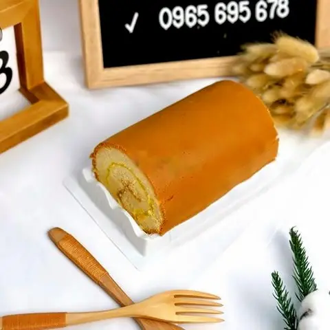 Hình ảnh Bánh bông lan cuộn kem