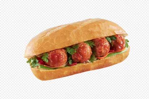 Hình ảnh Bánh mì xíu mại