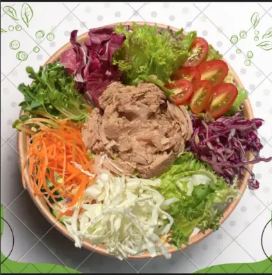 Hình ảnh Salad cá Ngừ ngâm dầu