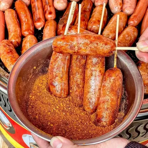 Hình ảnh Combo 3 lạp xưởng nướng đá