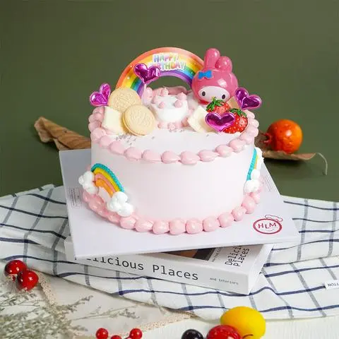 Hình ảnh Bánh kem sữa tươi phụ kiện 20 - bé gái - mẫu ngẫu nhiên