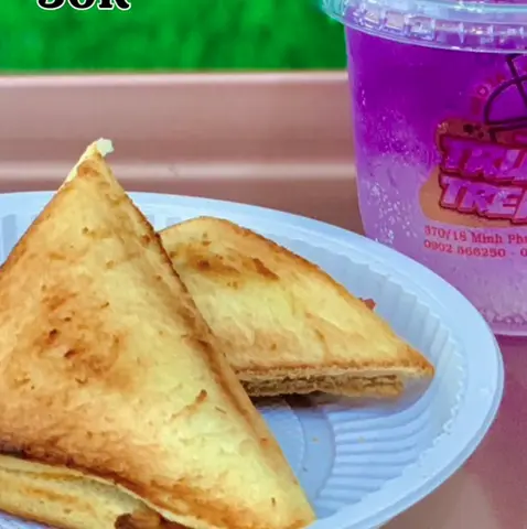 Hình ảnh Combo sandwich đĩa bay - soda hoa đậu biếc