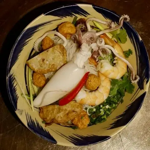 Hình ảnh Bún mọc hải sản