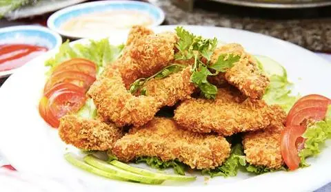 Hình ảnh Cá hồi tẩm bột chiên xù