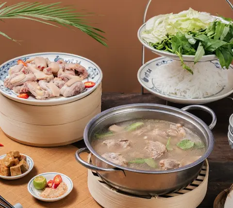 Hình ảnh Lẩu vịt nấu chao nhỏ