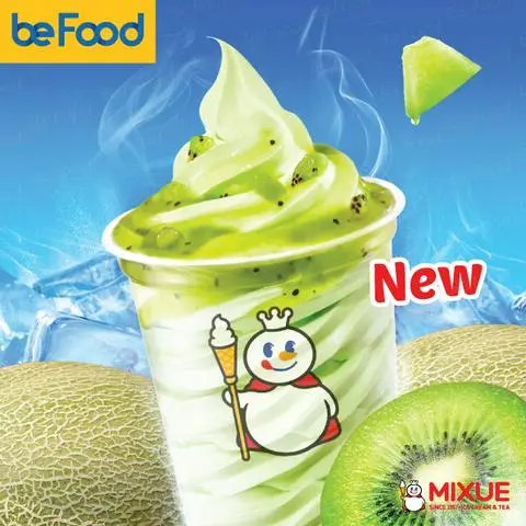 Hình ảnh Super Sundae Kiwi Dưa Lưới (Kem mix)