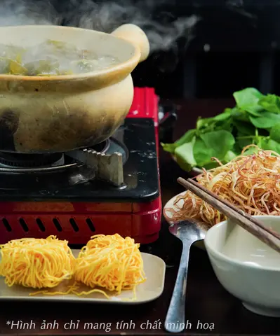 Hình ảnh Lẩu lá giang - gà Tam Hoàng - lẩu lớn