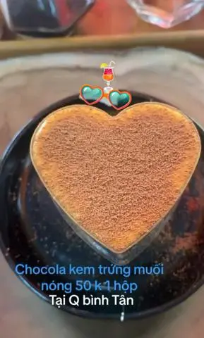Hình ảnh Chocola kem trứng muối - nóng
