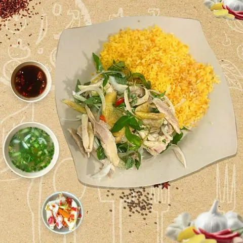 Hình ảnh Cơm gà xé