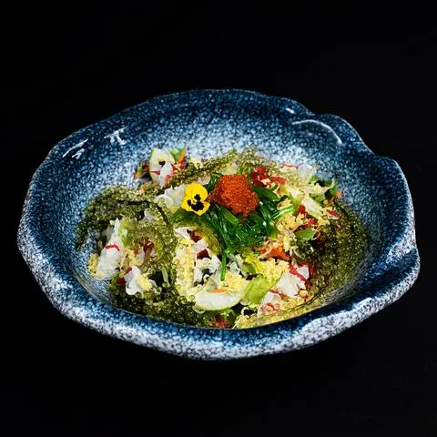 Hình ảnh Sa lát rong biển - japanese seaweed salad - ve03