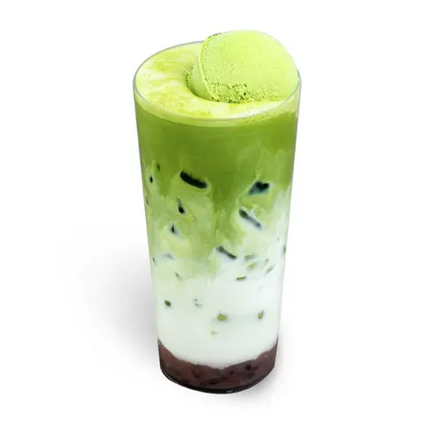 Hình ảnh Iced matcha red bean