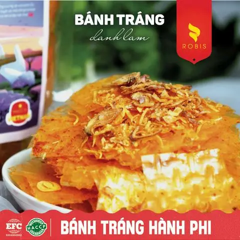 Hình ảnh Bánh tráng vị hành phi - gói 100gr