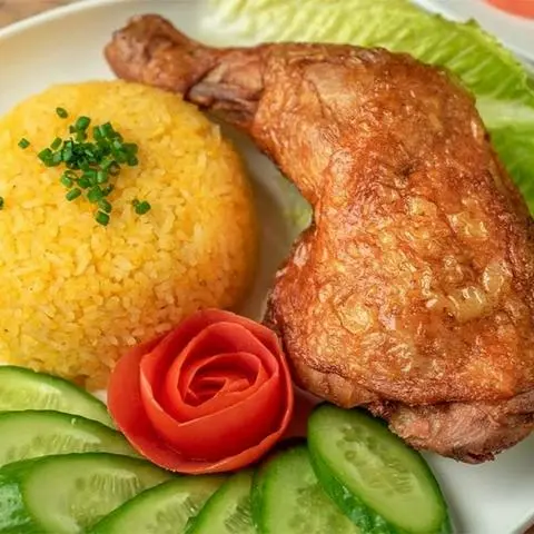 Hình ảnh Cơm chiên đùi lớn