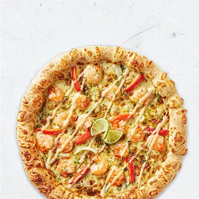 Hình ảnh Pizza Tôm Xốt Bơ Tỏi