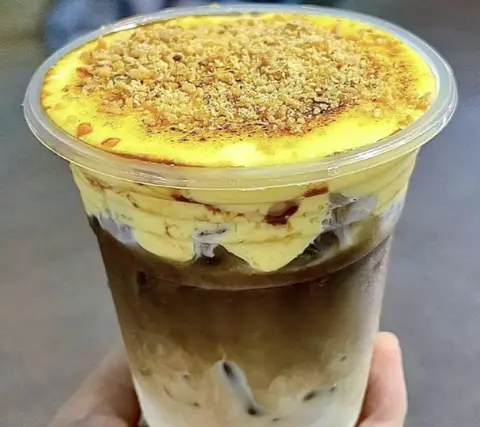 Hình ảnh Sữa tươi cafe kem trứng - size L