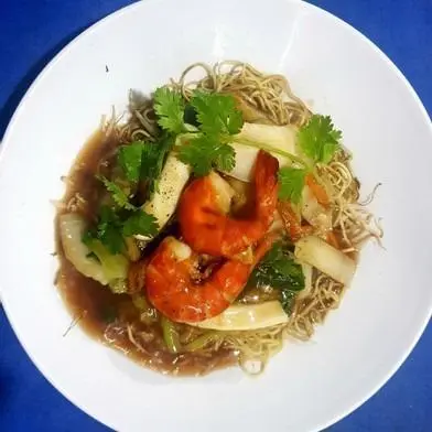 Hình ảnh Mì mềm xào hải sản sốt