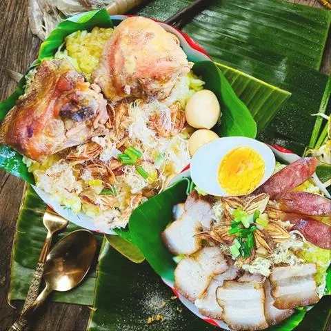 Hình ảnh 1 Xôi xá xíu Hội An - 1 xôi gà xá xíu