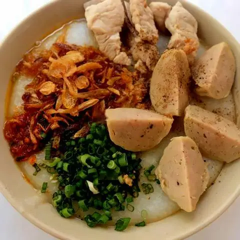 Hình ảnh Cháo sườn bò viên