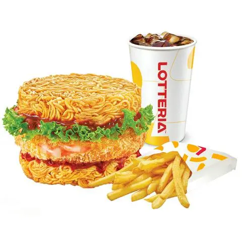 Hình ảnh COMBO BURGER MÌ TÔM THẬT