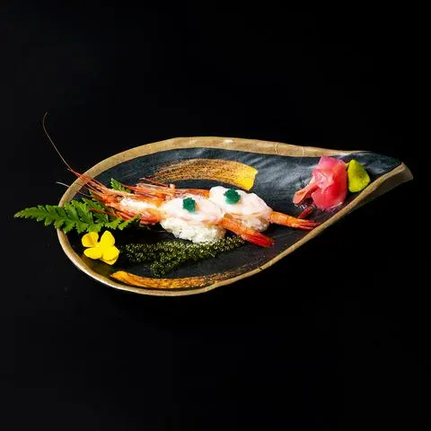 Hình ảnh Amaebi nigiri - cơm nắm tôm ngọt Nhật - 2 pcs - ni02