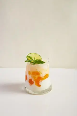 Hình ảnh Yogurt xoài đào | Mango peach yogurt