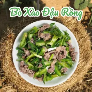 Hình ảnh Bò xào đậu rồng