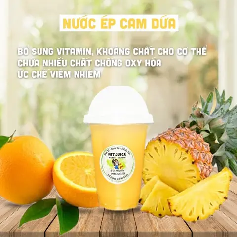 Hình ảnh Nước ép cam dứa