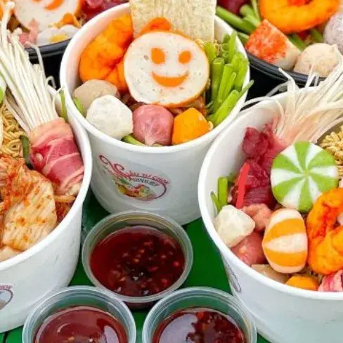 Hình ảnh Lẩu ly - topping tự chọn( chưa bao gồm topping)