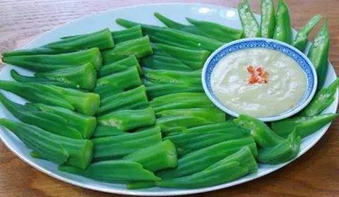 Hình ảnh Đậu bắp luộc (không kèm cơm)